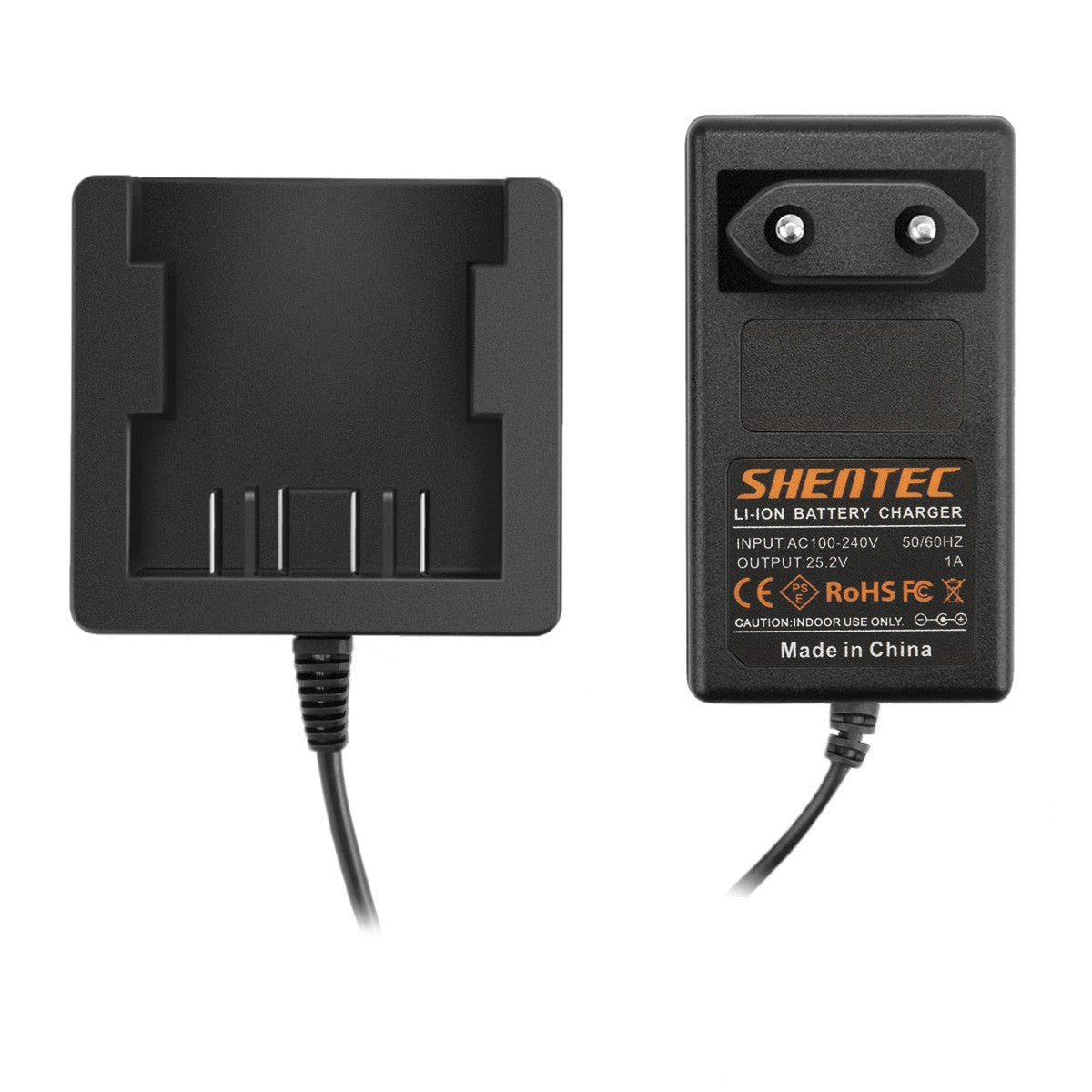 SHENTEC Cargador de batería de litio 24V para GreenWorks G-24 29807 29322 29852 29837 29842