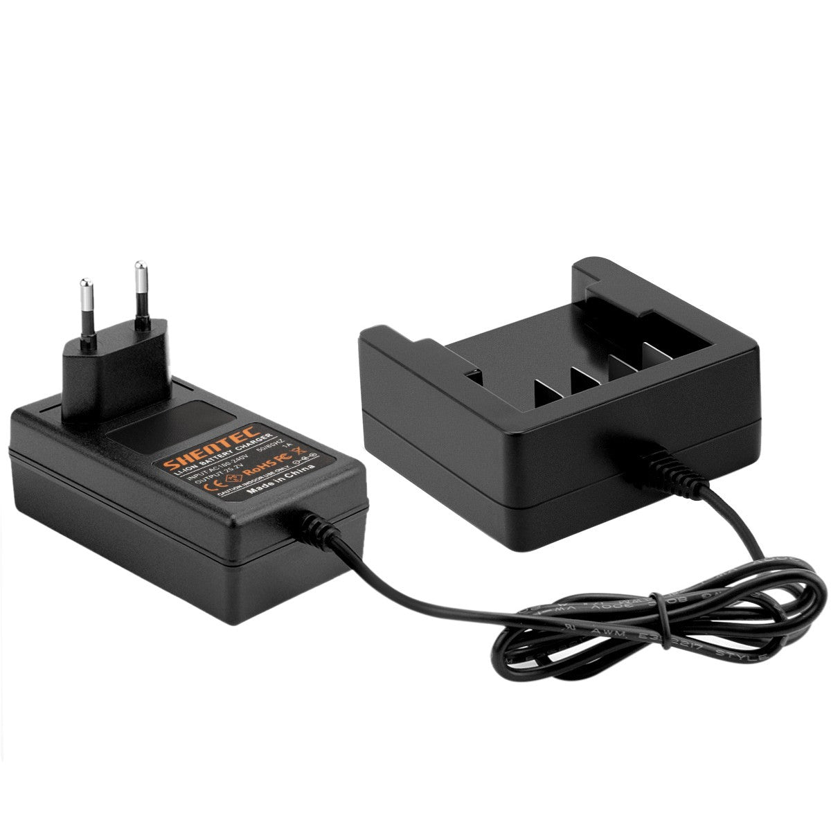 SHENTEC Cargador de batería de litio 24V para GreenWorks G-24 29807 29322 29852 29837 29842