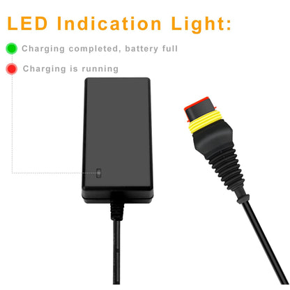 SHENTEC 28V 1.3A Battery Charger For Husqvarna Automower 105 305 310 Mark II 315 Mark II, 315 Mark II, Robot Lawnmower