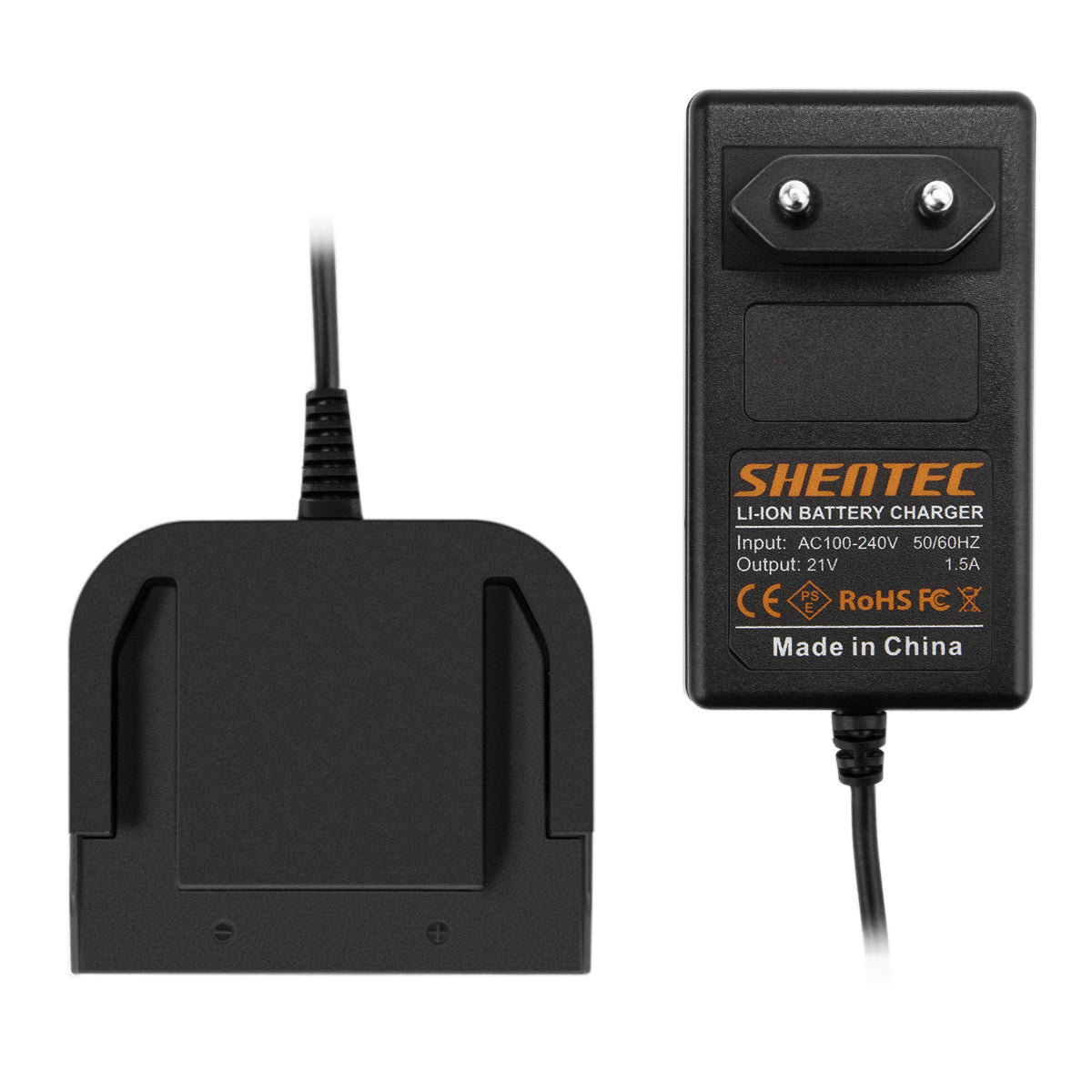 SHENTEC Cargador de batería de ion de litio 18V para AEG M1830R B1820R L1815R B1830R BUS18X B1814G BX18