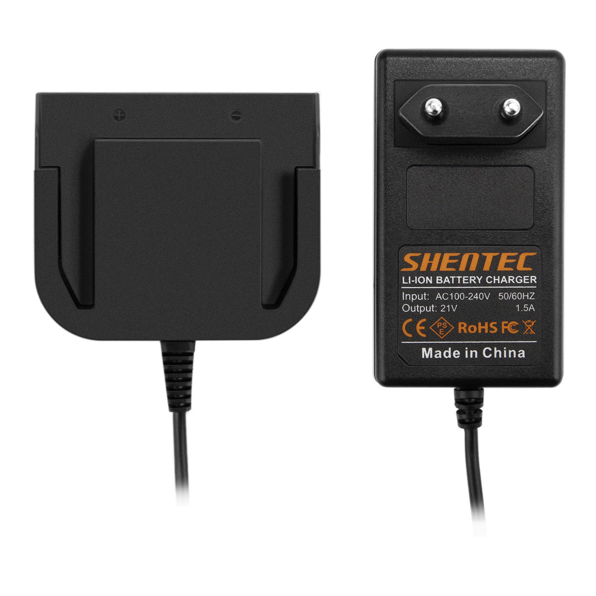 SHENTEC Cargador de batería de ion de litio 18V para AEG M1830R B1820R L1815R B1830R BUS18X B1814G BX18