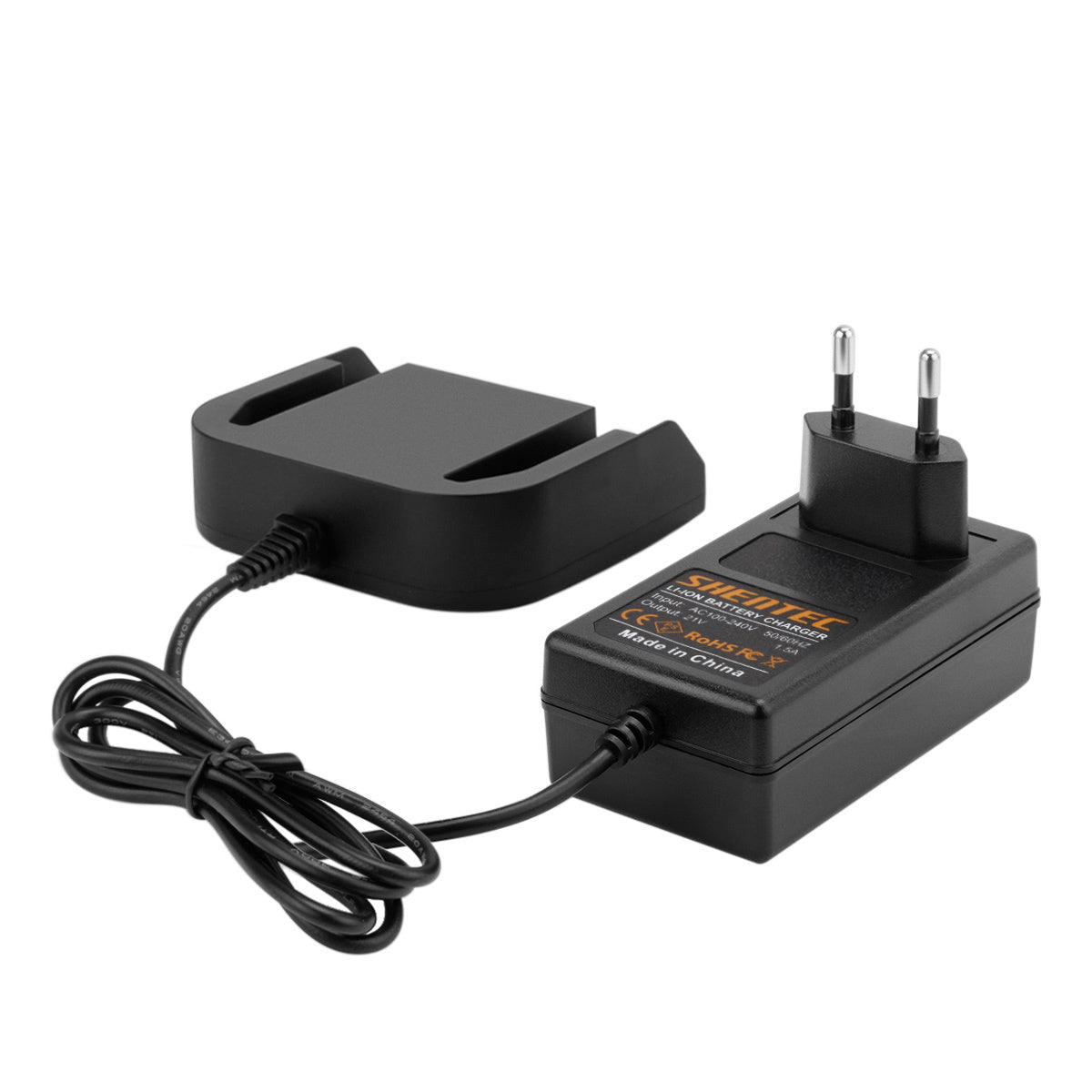 SHENTEC Cargador de batería de ion de litio 18V para AEG M1830R B1820R L1815R B1830R BUS18X B1814G BX18