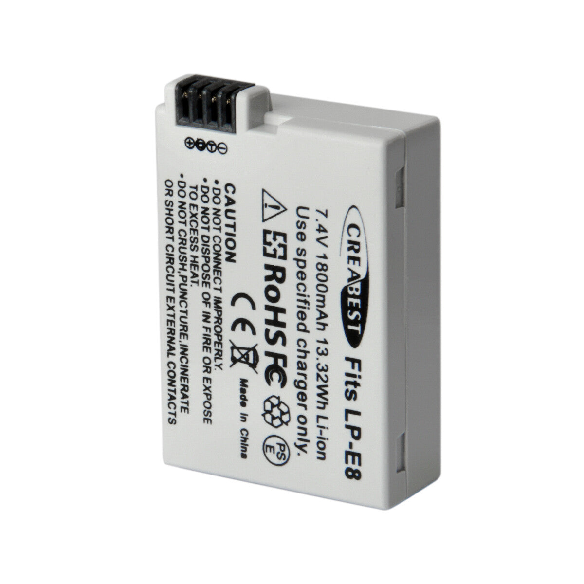 SHENTEC 2x Batería LP-E8 + Cargador Doble Para Canon EOS 550D 600D 650D 700D Kiss T2i X4 X5