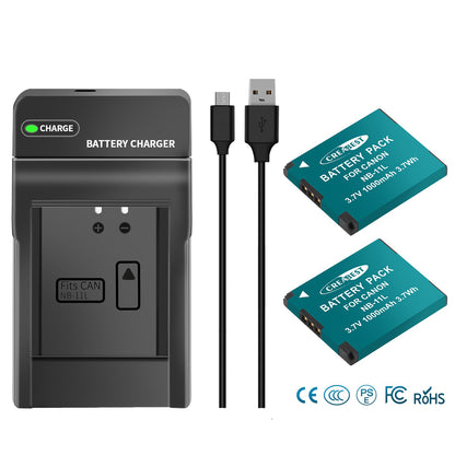 2x NB-11L/11LH Batería+Cargador para Canon SX410 SX420 SX430 IS IXUS 180 185 190