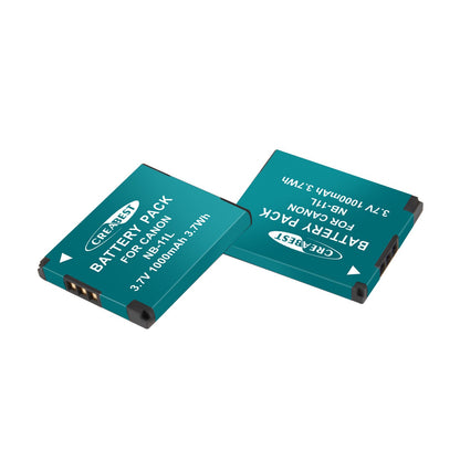 2x NB-11L/11LH Batería+Cargador para Canon SX410 SX420 SX430 IS IXUS 180 185 190