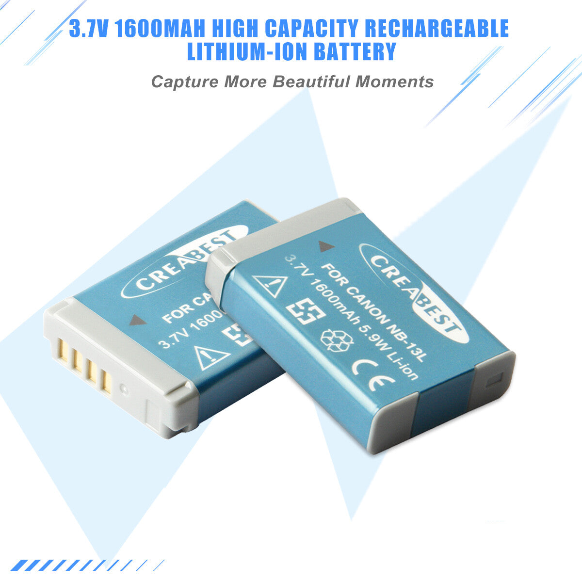 2x batería NB-13L + cargador LCD para Canon PowerShot SX620 HS G5X G7X Mark III II