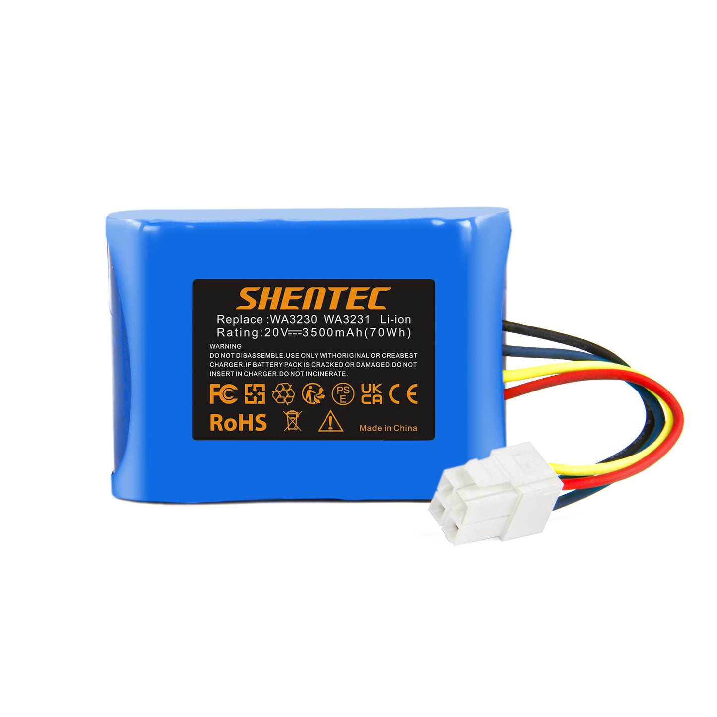 Batería Li-ion SHENTEC 20V 3500mAh para Worx 50032774 50032492 WA3230 WA3231 WR092S
