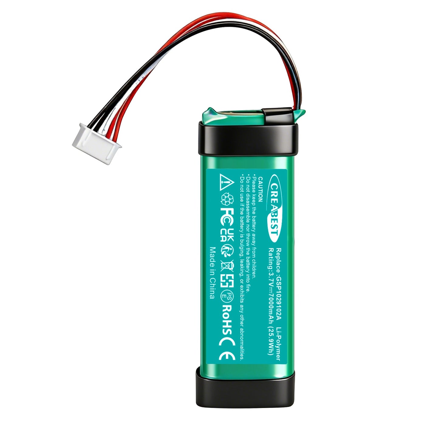 Batería de 3.7V 7000mAh para JBL Charge 3 GSP1029102A, altavoz inalámbrico Bluetooth