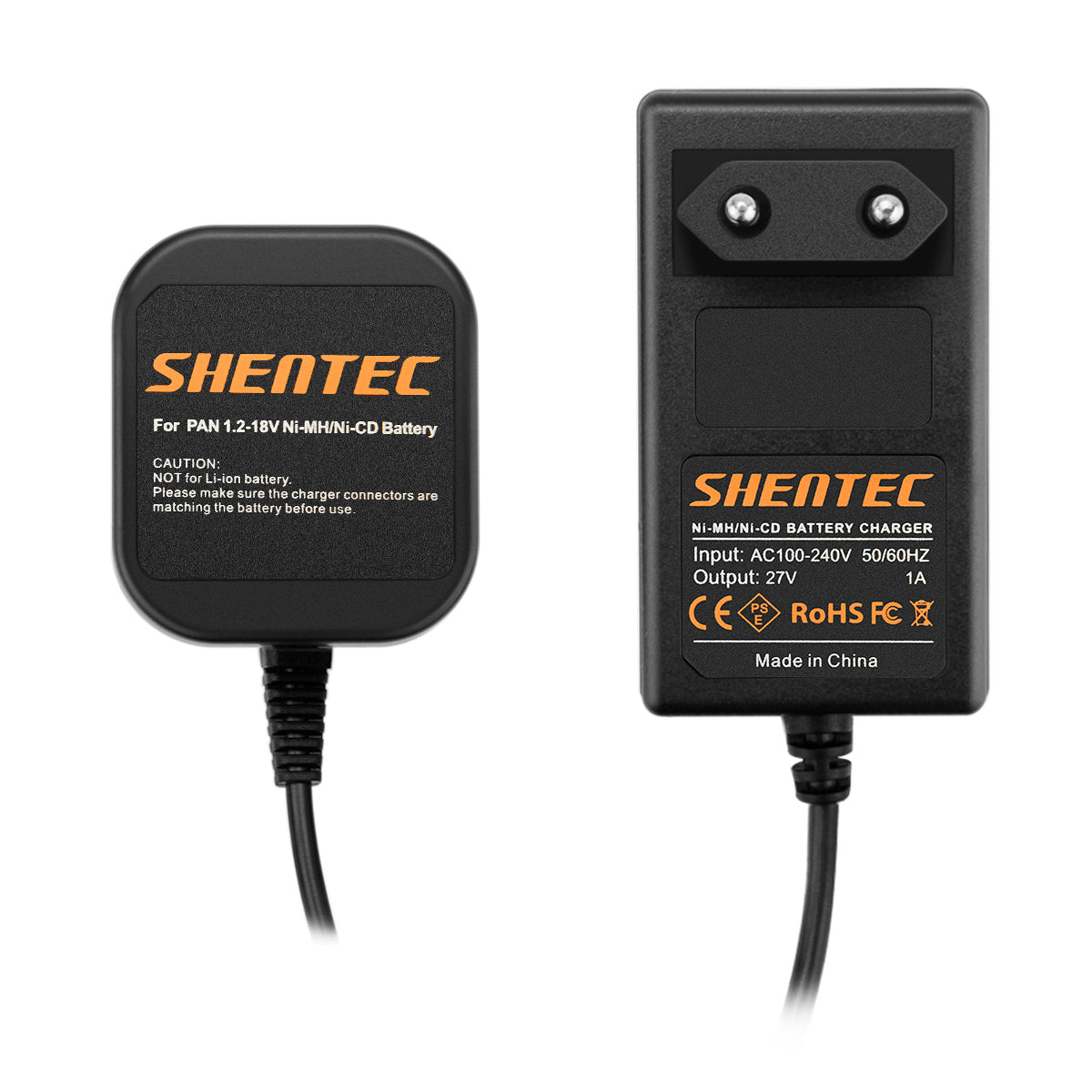 Cargador de batería SHENTEC para baterías Panasonic Ni-MH/Ni-Cd de 7.2V-18V EY9106B EY9200 EY9001 EY9005B