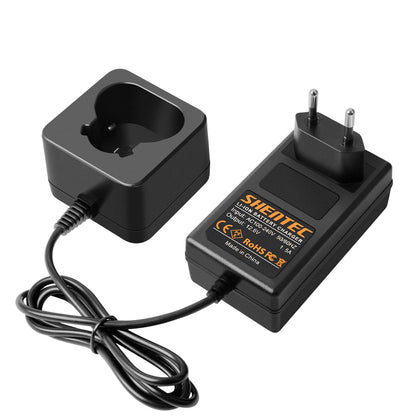SHENTEC Cargador de batería Li-ion 12V para Worx WA3503 WA3509 RW9300 WX382 WU288 WX125 WX283