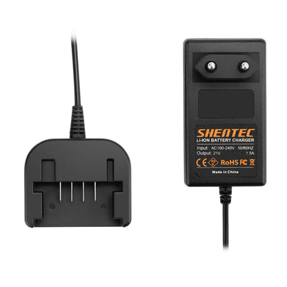SHENTEC Cargador De Batería Li-ion Para Worx 20V WX678 WG259 WX390.1 WX393.3 WG549E.9 WA3551.1