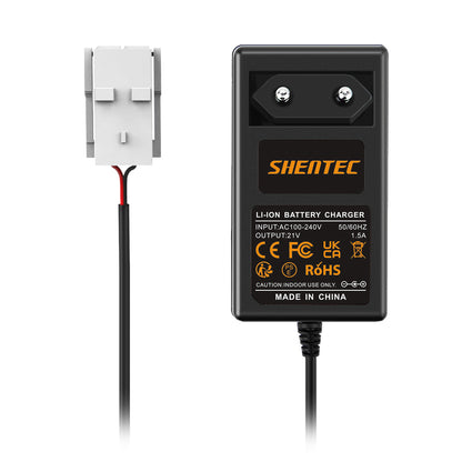 Cargador de batería de ion de litio SHENTEC 20V para Worx 50032492 50032774 WA3230 WA3231 WR105SI