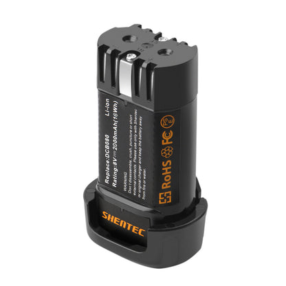 SHENTEC 8V 2000mAh Batería de ion de litio para Dewalt DCB080 DCL023 DW4390 DCF680N1 DCF680G2