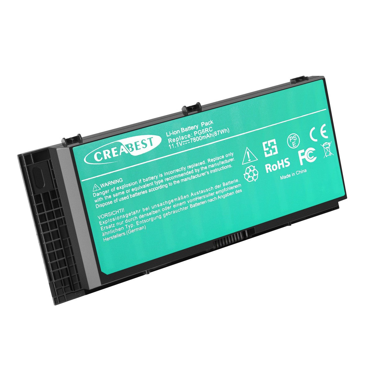 7.8Ah X57F1 Batería 86Wh para Dell Precision M4600 M4700 M6600 M4800 451-11744 FV993