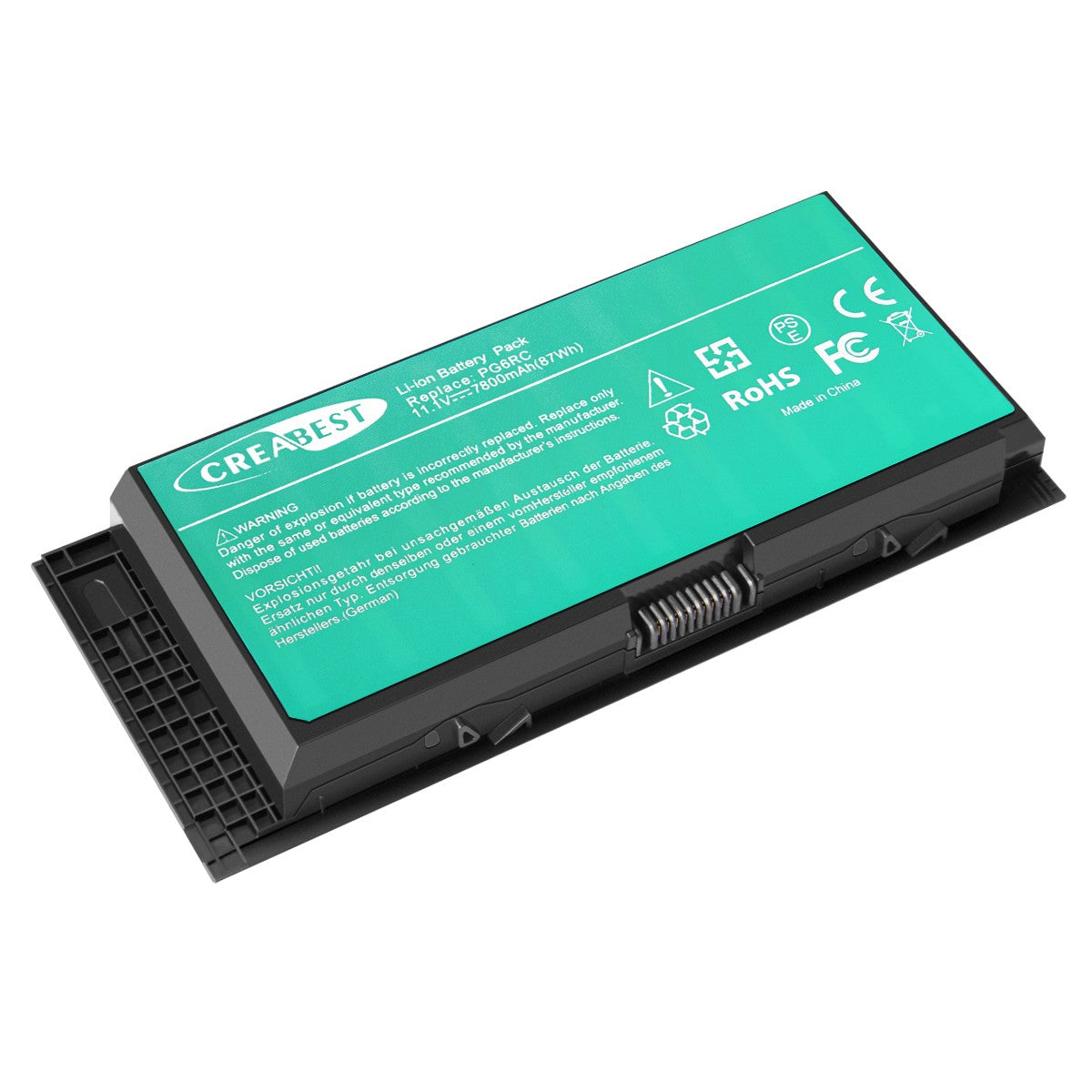 7.8Ah X57F1 Batería 86Wh para Dell Precision M4600 M4700 M6600 M4800 451-11744 FV993