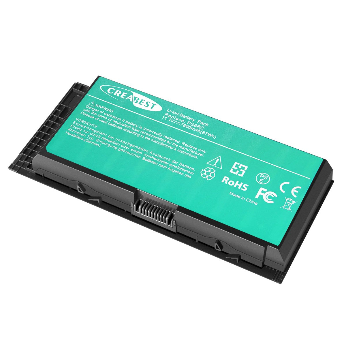 7.8Ah X57F1 Batería 86Wh para Dell Precision M4600 M4700 M6600 M4800 451-11744 FV993