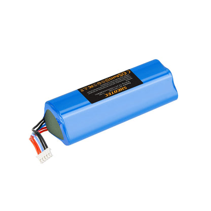 SHENTEC Batería Li-ion 2x6Ah 14.4V para Ecovacs 201-1913-4200 S10-Li-144-5200 DBX11-11/21