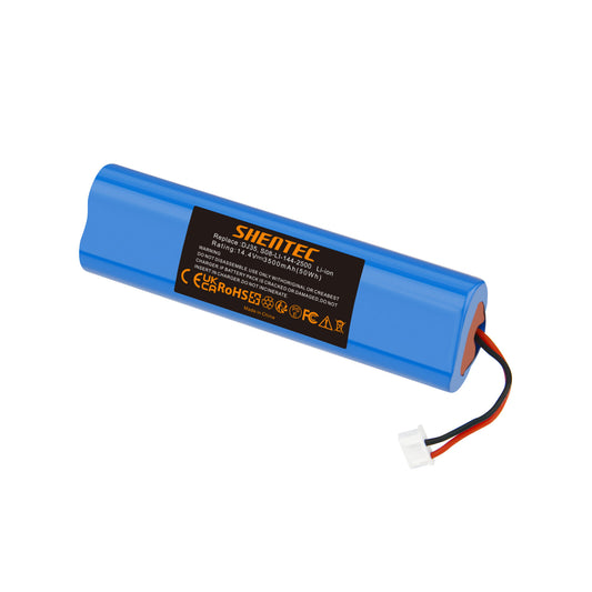 SHENTEC Batería de ion de litio 3500mAh 14.4V para Ecovacs Deebot DJ35 DJ36 DK35 DK36 DK520 DN520