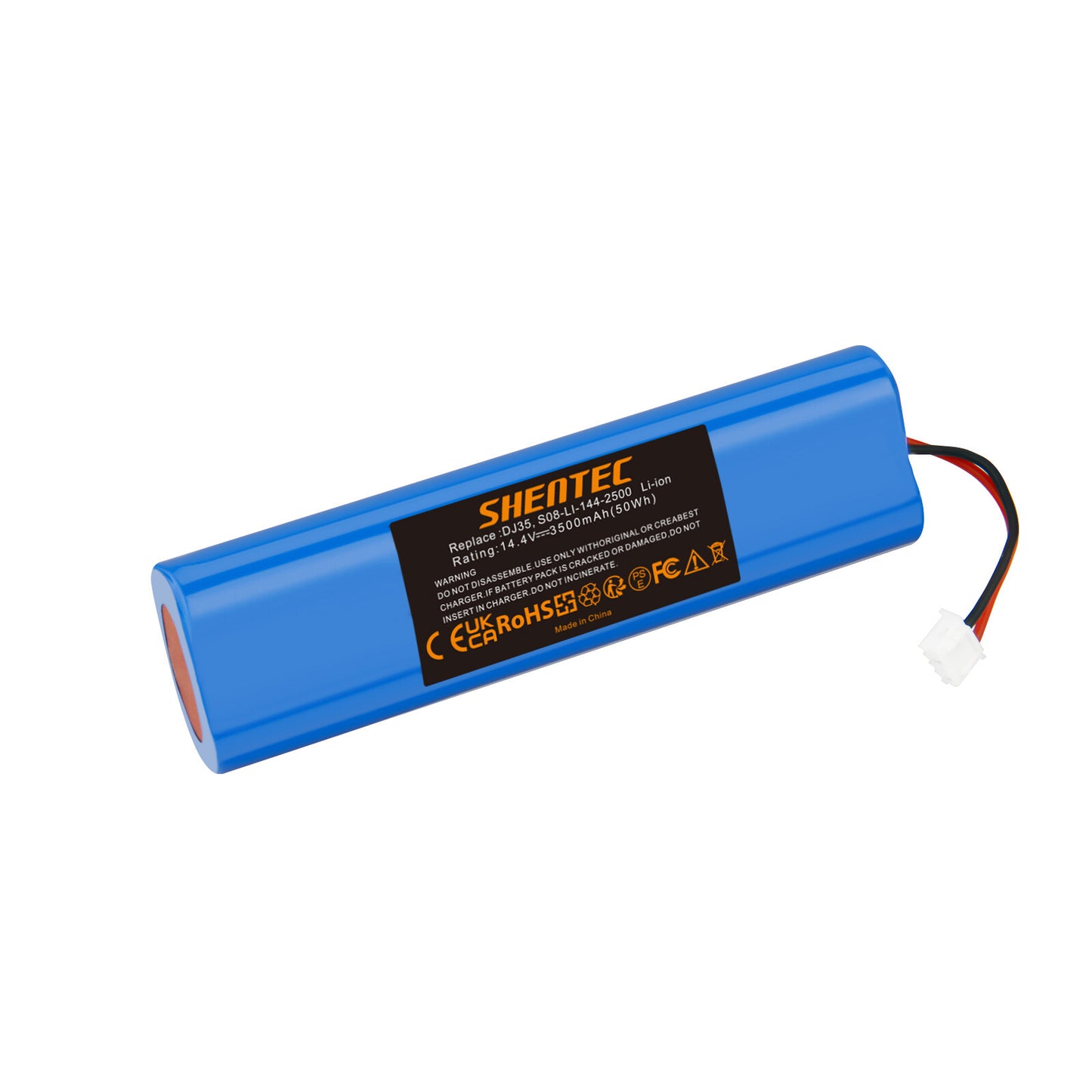 SHENTEC Batería de ion de litio 3500mAh 14.4V para Ecovacs Deebot DJ35 DJ36 DK35 DK36 DK520 DN520