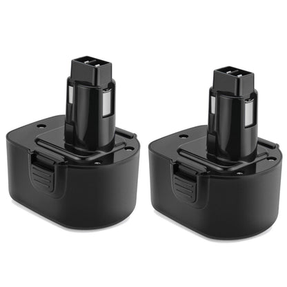 SHENTEC Paquete de 2 Baterías Ni-MH 4000mAh 12V para Dewalt DE9074 DW9071 DE9501 DE9075 DC981 DW9072