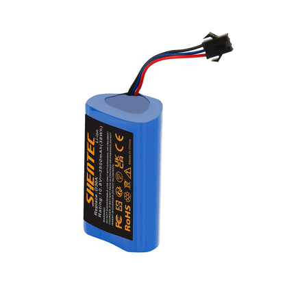 SHENTEC 3.5Ah 10.8V Li-Ion Batería de Repuesto para Ecovacs DA60, Darfon ZJ1450, Ecovacs D36A, D36B, DA60