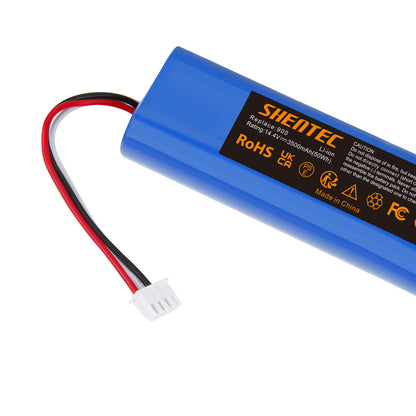 SHENTEC Batería de repuesto 3.5Ah 14,4V Li-ion para Ecovacs Deebot Ozmo 900 901 905 920 S01-LI-148-2600