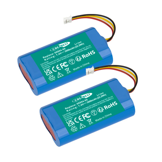 2x 7.4V 3.0Ah Batería Li-ion para Gardena 08894-00 ComfortCut D-89079 Ulm 8895