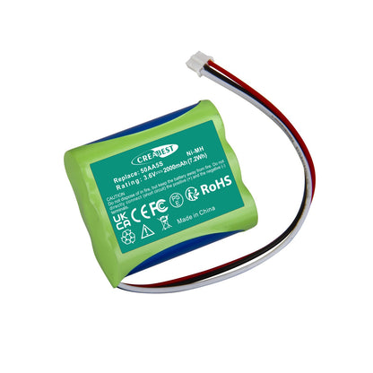 Batería De Reemplazo 3.6V 2000mAh Ni-MH Para Tonies Toniebox Musicbox Soundbox 50AA5S