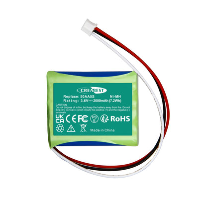 Batería De Reemplazo 3.6V 2000mAh Ni-MH Para Tonies Toniebox Musicbox Soundbox 50AA5S
