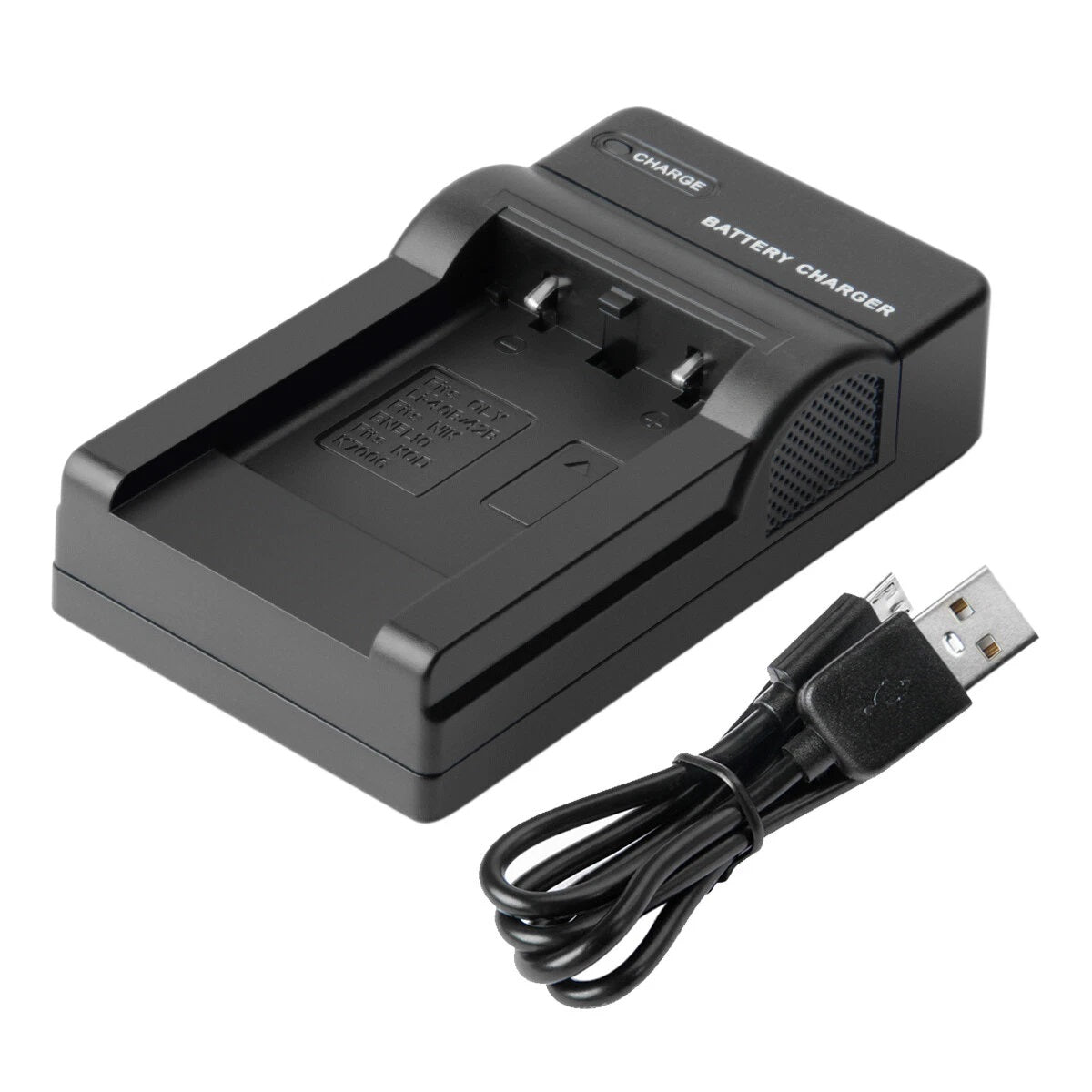 SHENTEC Batería 3.6V 1200mAh para Fujifilm NP-45, Olympus, Nikon EN-EL10 + Cargador