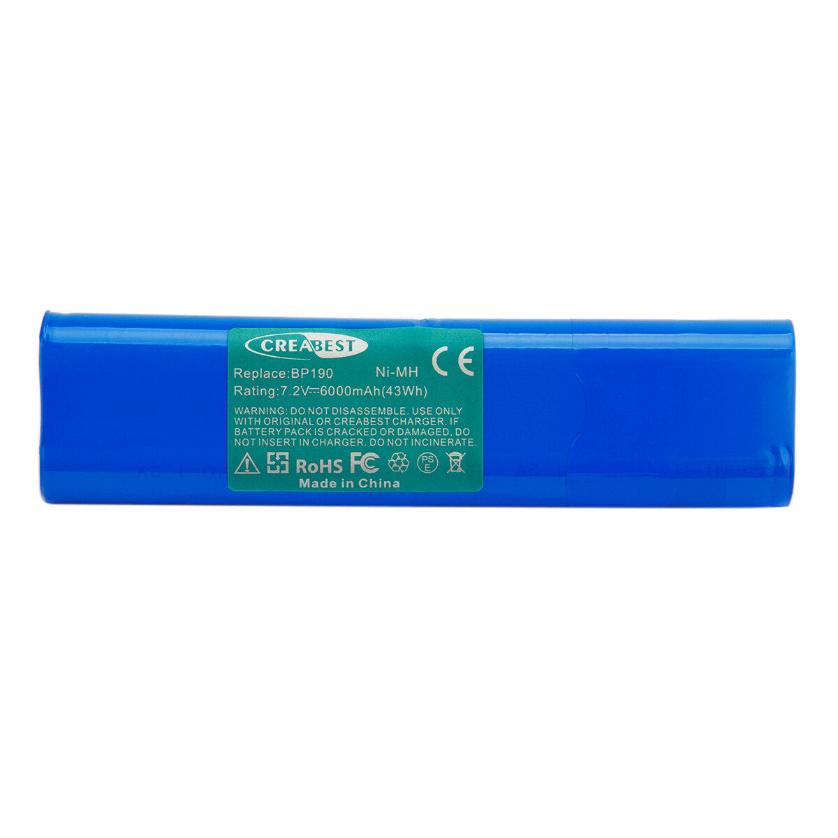 Batería de reemplazo Ni-MH de 7.2V 6Ah para Fluke BP190 B11432 Scopemeter 192 192B 196 196B 196C