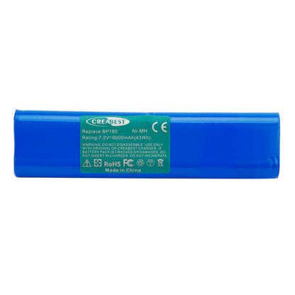 Batería de reemplazo Ni-MH de 7.2V 6Ah para Fluke BP190 B11432 Scopemeter 192 192B 196 196B 196C
