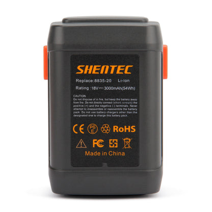 SHENTEC 18V 4AH Li-ion BATERÍA PARA Gardena 8835-U 8835-20 8839-20 8878-20 ERGOCUT 48LI 8878