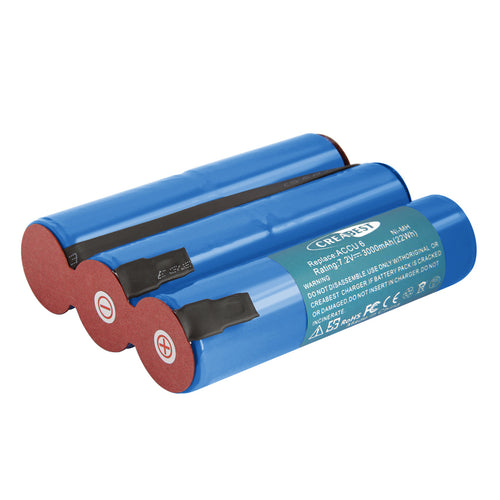 SHENTEC 3000mAh 7.2V Ni-MH Batería para Gardena Cortasetos Accu 6 Batería 6 Tijeras de Césped ST 6