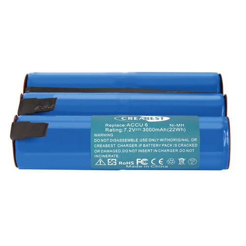 SHENTEC 3000mAh 7.2V Ni-MH Batería para Gardena Cortasetos Accu 6 Batería 6 Tijeras de Césped ST 6