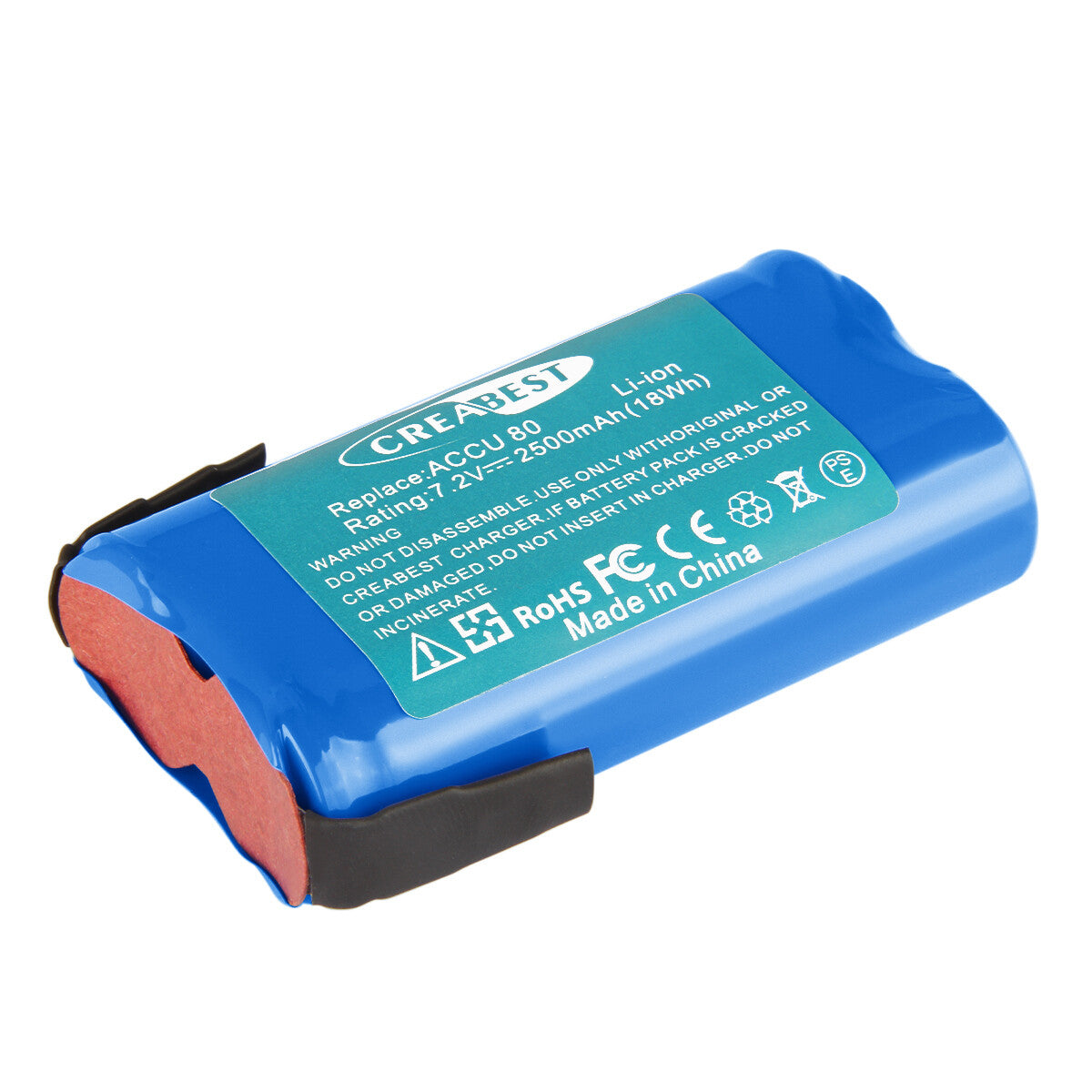 SHENTEC Batería de 7.2V 2500mAh Li-ion para Gardena ACCU80 8802-00.640.00 Accu 80 8803 8824