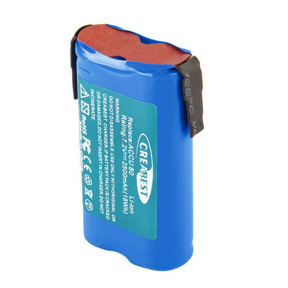 SHENTEC Batería de 7.2V 2500mAh Li-ion para Gardena ACCU80 8802-00.640.00 Accu 80 8803 8824