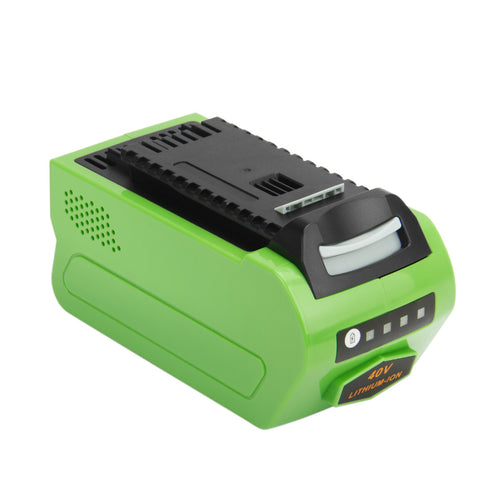 SHENTEC Batería Li-ion 6Ah 40V para Greenworks Gen 2 G-MAX 29462 29472 25302 22262