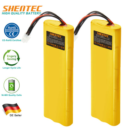 SHENTEC 2x 4000mAh 18V Ni-MH Batería Para Husqvarna Automóvil 210C 220AC 230ACX G2 2004-2006