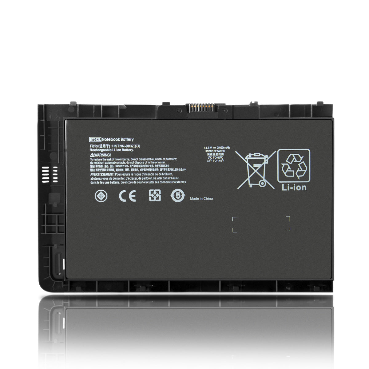 Batería 52Wh 14,8V BT04XL HSTNN-DB3Z BA06XL para HP EliteBook Folio 9470m 9480m