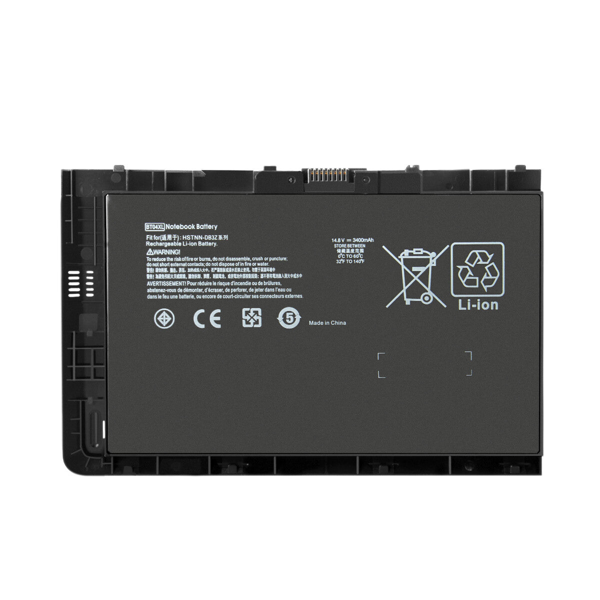 Batería 52Wh 14,8V BT04XL HSTNN-DB3Z BA06XL para HP EliteBook Folio 9470m 9480m