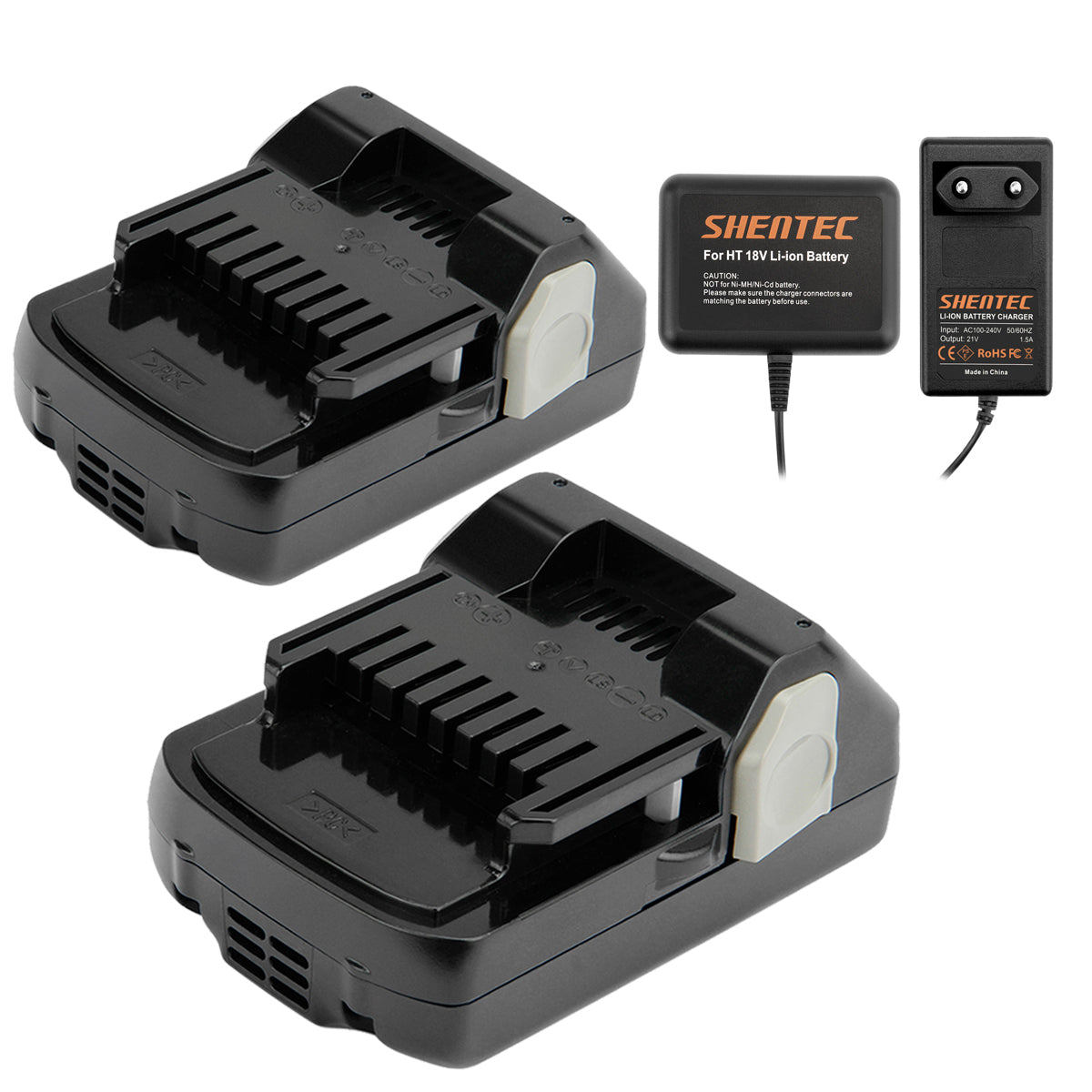 SHENTEC Cargador de batería de 18V 3.5Ah para Hitachi BSL1815X BSL1825 BSL1830 C18DSLP4