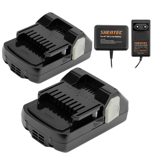 SHENTEC Cargador de batería de 18V 3.5Ah para Hitachi BSL1815X BSL1825 BSL1830 C18DSLP4