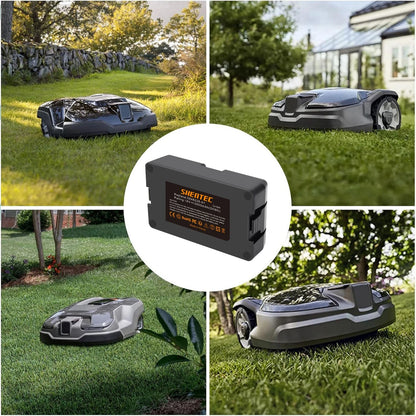SHENTEC Batería Li-Ion 3500mAH 18V para Gardena Sileno 2020 City 2018 Sileno+R100L