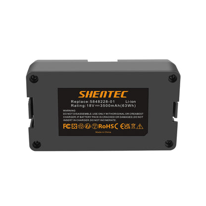 SHENTEC Batería Li-Ion 3000mAH 18V para Gardena Sileno 2020 City 2018 Sileno+R100L