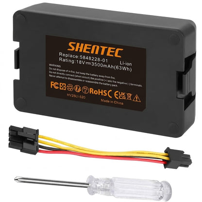 Batería de repuesto SHENTEC de ion de litio 18V para robot cortacésped de jardín Husqvarna Automower 115H 305 2020 310 2020 520 2021 520 2022 Edición limitada 2020