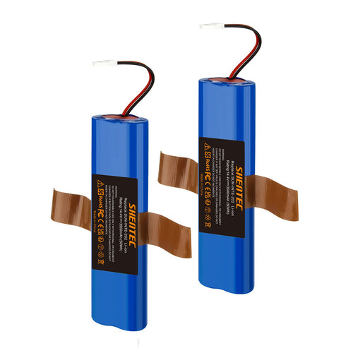 SHENTEC 2x 3.5Ah 14.4V Batería Li-ion 18650B4-4S1P-AGX-2 para ILIFE V3s Pro V5s Pro V8s V50