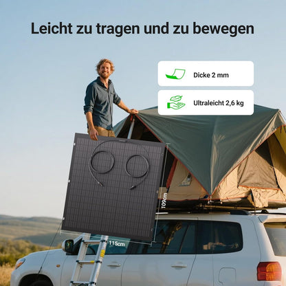 480W Kit de panel solar flexible 2 x módulo solar flexible de 240 W para autocaravana, coche, cobertizo, techo, barco, balcón, IP67, célula solar fotovoltaica aislada