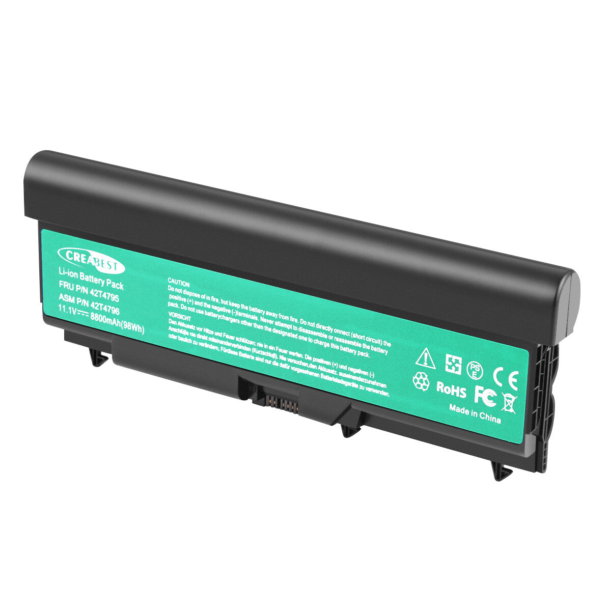 txt
98Wh 42T4235 42T4702 8800mAh Batería de reemplazo para Lenovo ThinkPad T510 T520 T410 SL410 SL510