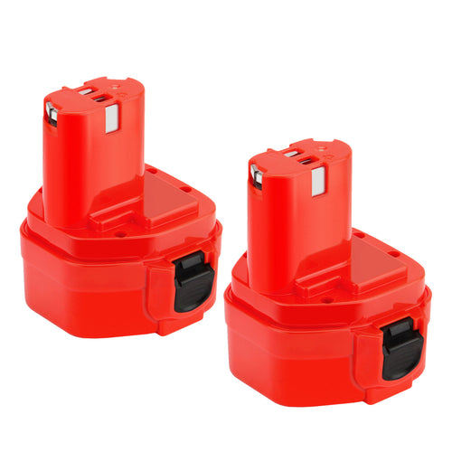 SHENTEC 2 Paquetes 5000mAh 12V Batería Ni-MH Para Makita PA12 1200 1234 1220 1235 1222 1233